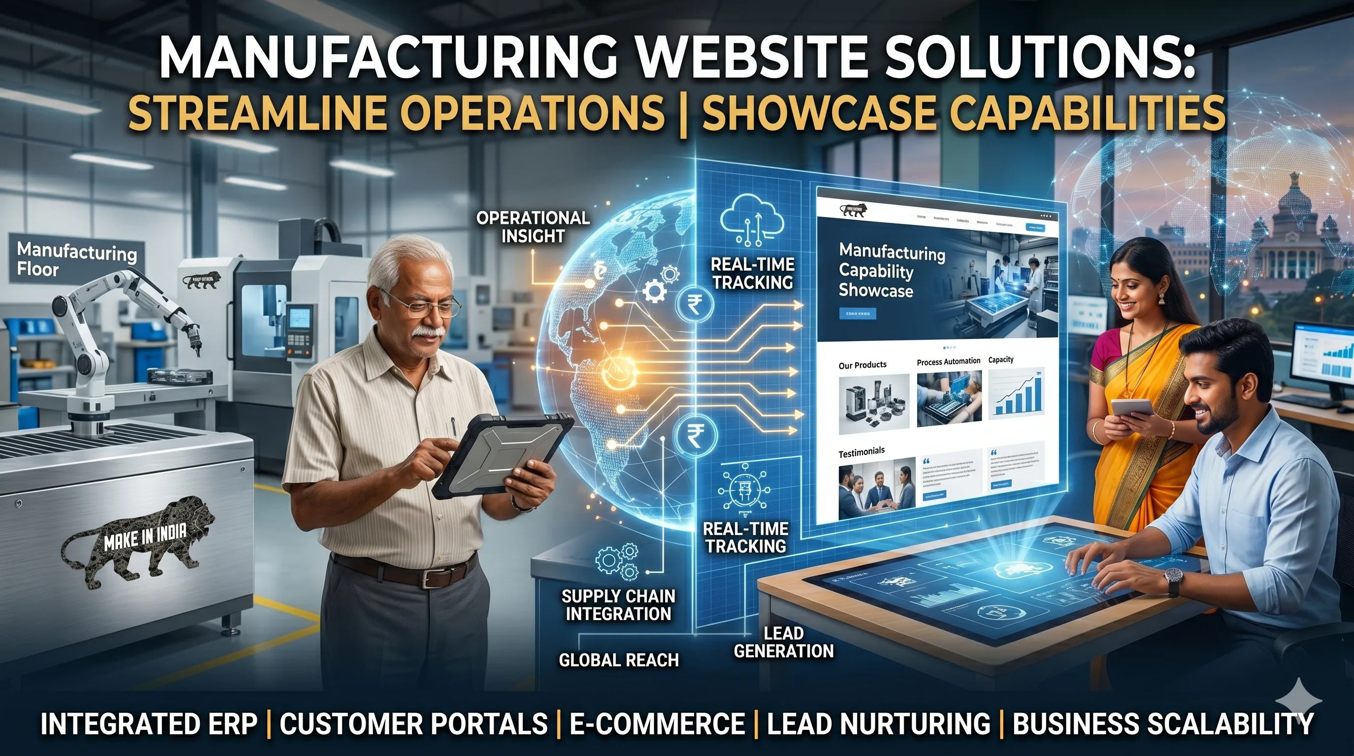Manufacturing Website Solutions: Streamline Operations & Showcase Capa